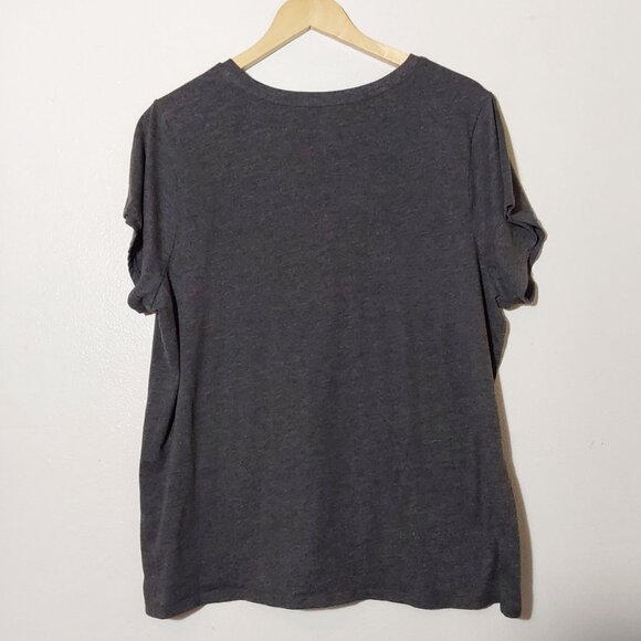 NWOT Peanuts "Kindness Matters" T-Shirt Snoopy Woodstock Gray Short Sleeve - XXL - Picture 4 of 5